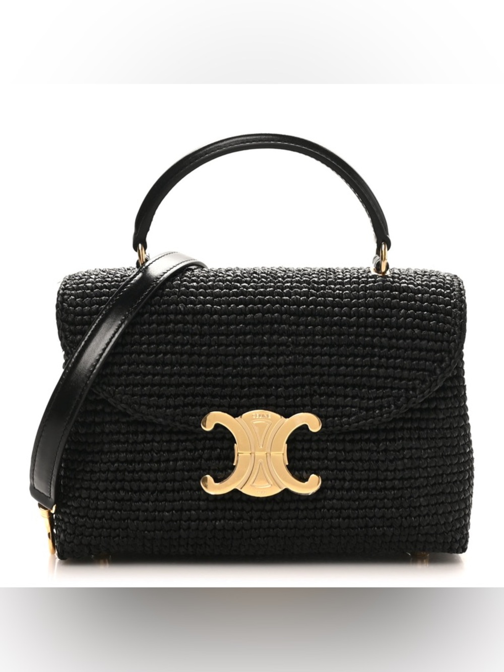 Celine Raffia Nino teen bag